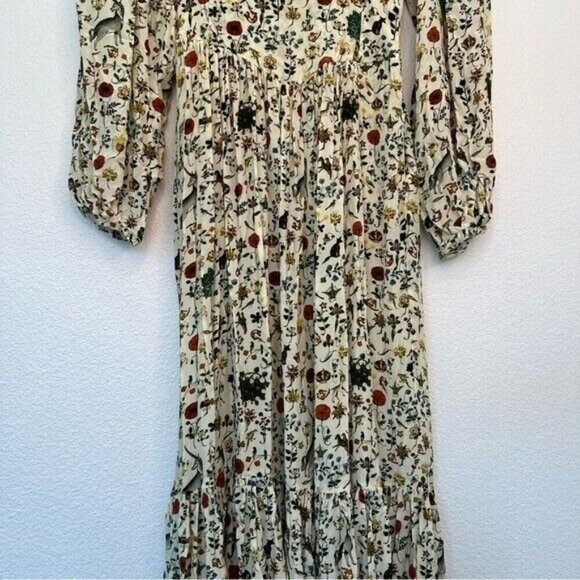 Samantha Pleet dress ivory illuminated unicorn print 0 - Picture 5 of 16